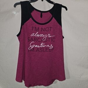 Torrid Sleeveless Graphic Sleep Top